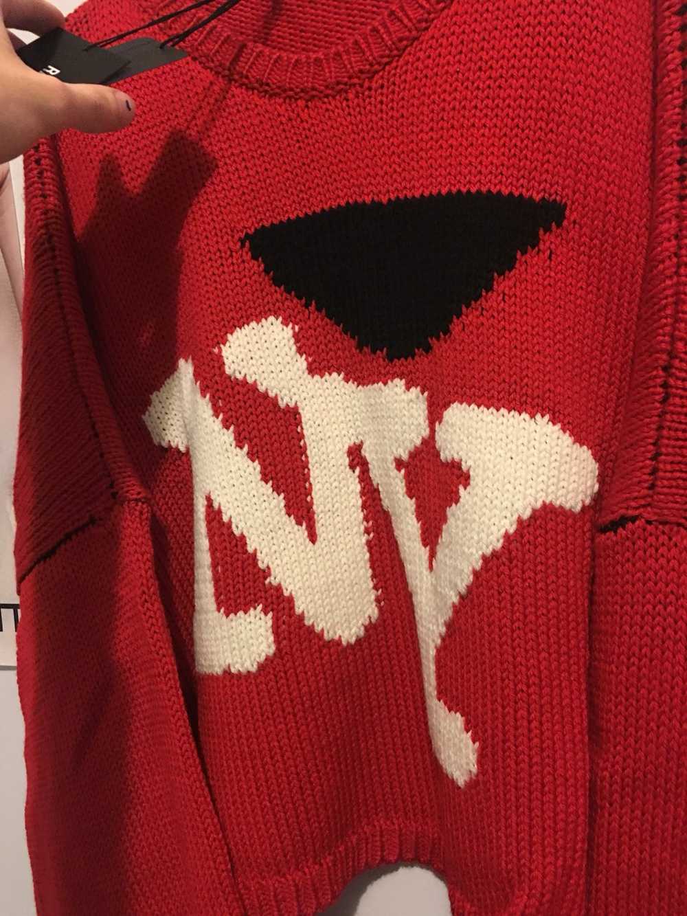 Raf Simons Fall 2017 Oversized NY Sweater - image 5