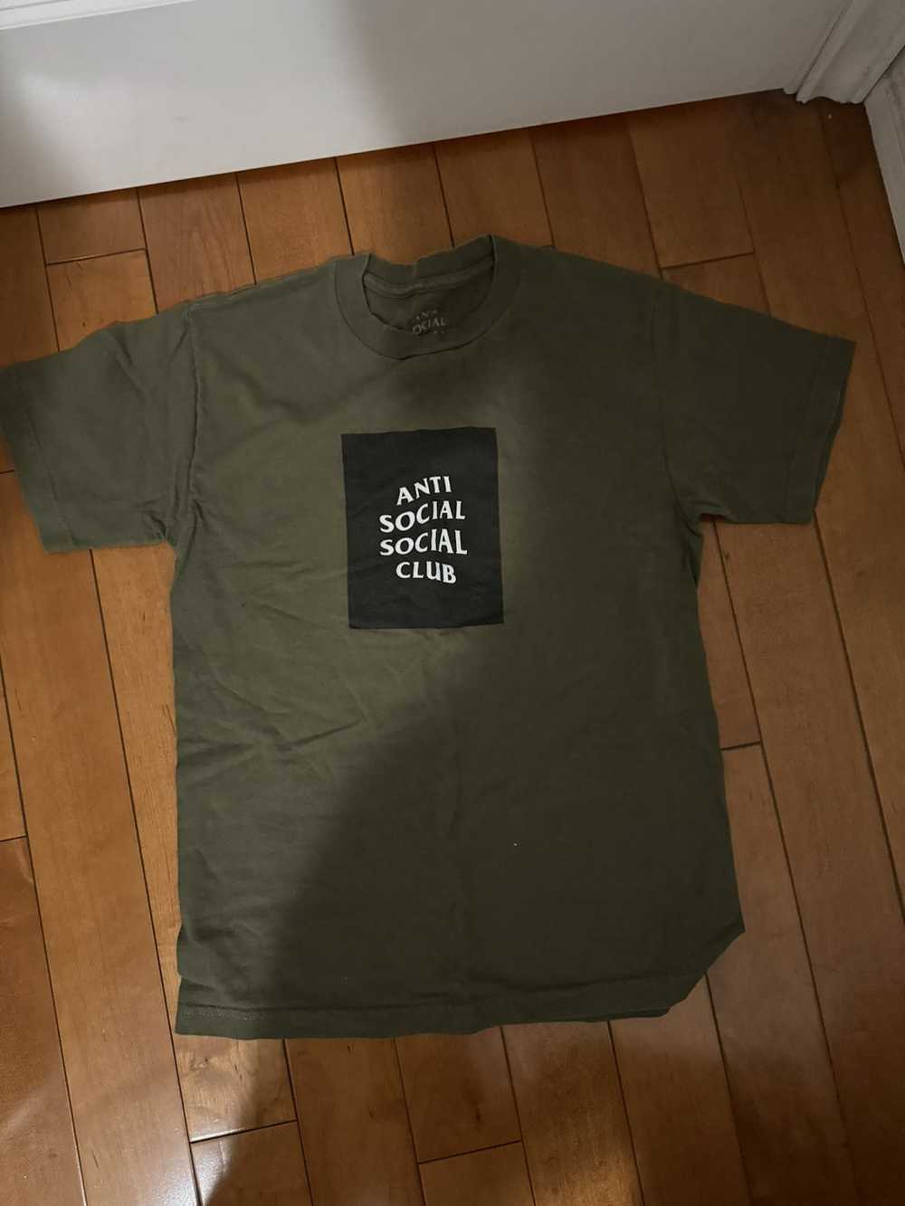 Anti Social Social Club ASSC Olive Logo Shirt - image 1