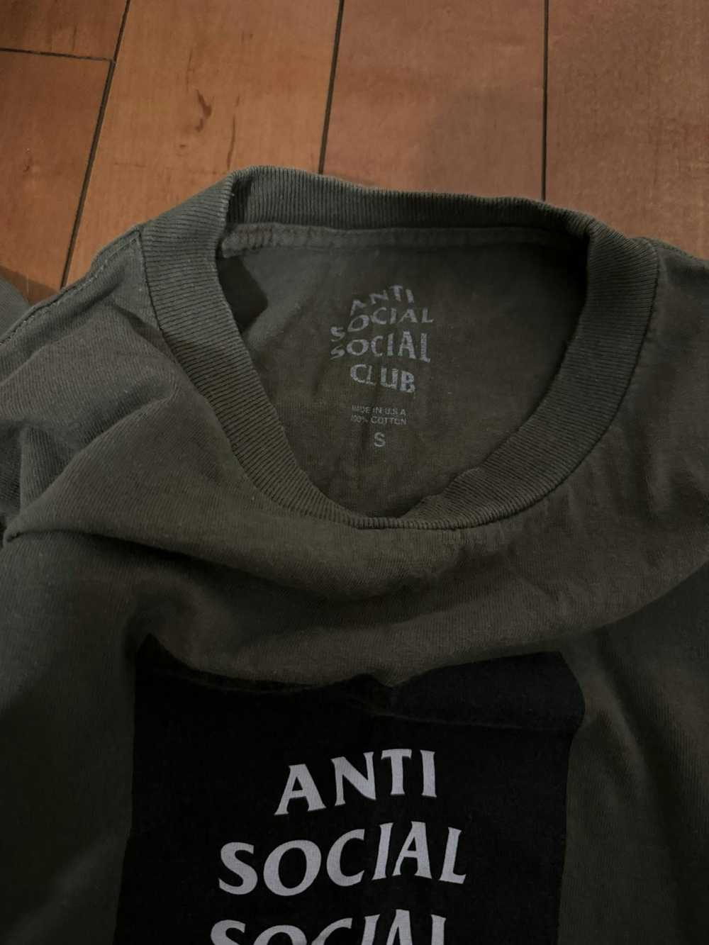 Anti Social Social Club ASSC Olive Logo Shirt - image 3