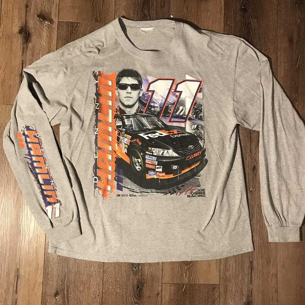 NASCAR 2013 NASCAR Denny Hamlin Long Sleeve big g… - image 1