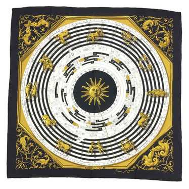 Hermes HERMES Scarf Muffler Kare90 DIES ET HORE A… - image 1