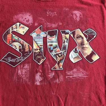 Tultex 2009 Styx World Tour T-shirt - image 1