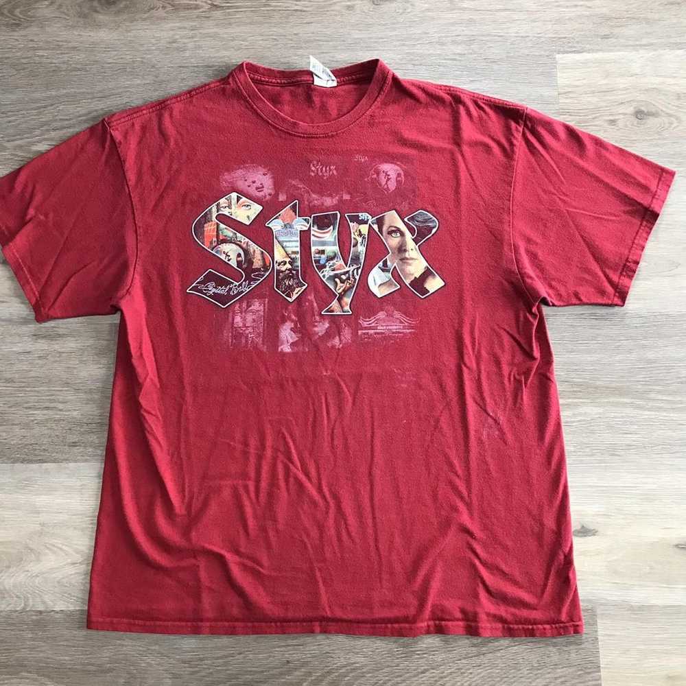 Tultex 2009 Styx World Tour T-shirt - image 3