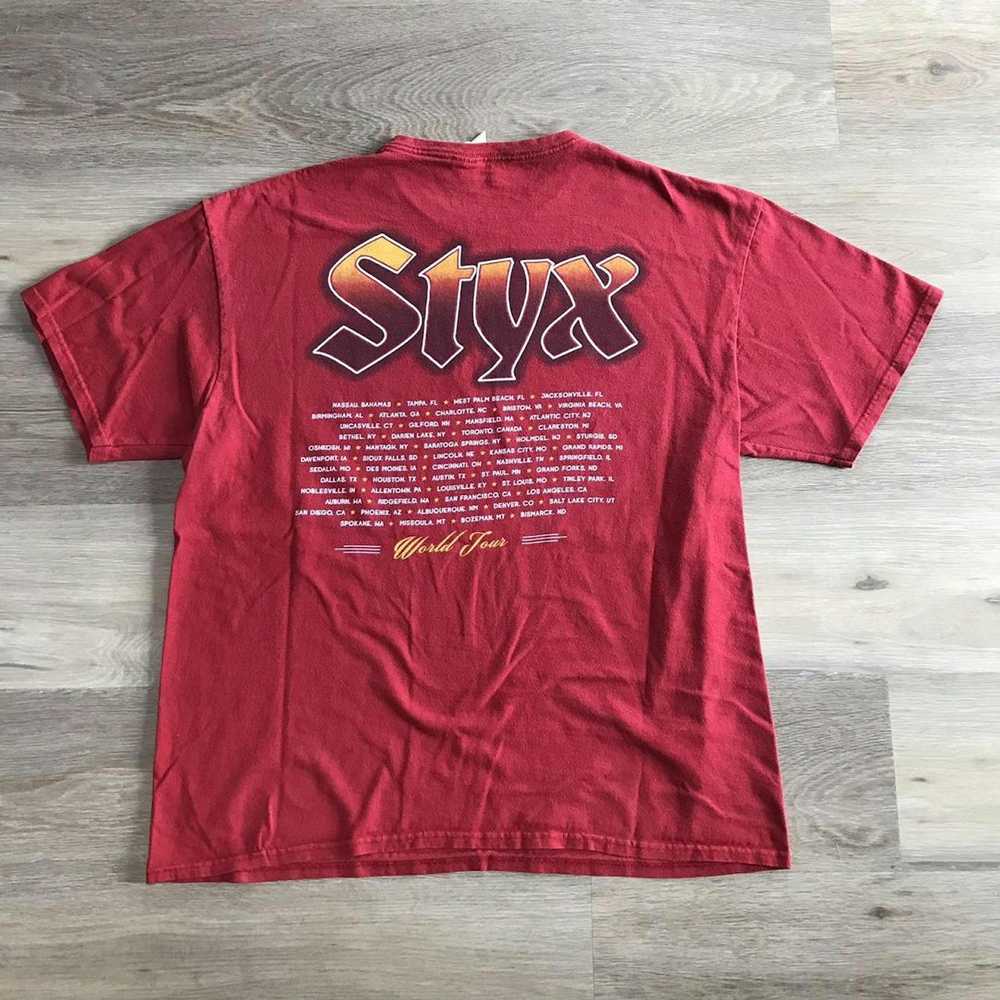 Tultex 2009 Styx World Tour T-shirt - image 4