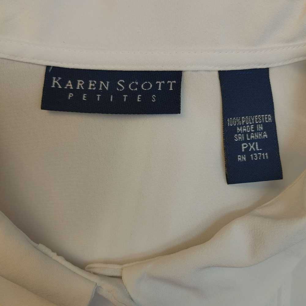 Other Karen Scott Petites Women's White Stripped … - image 3