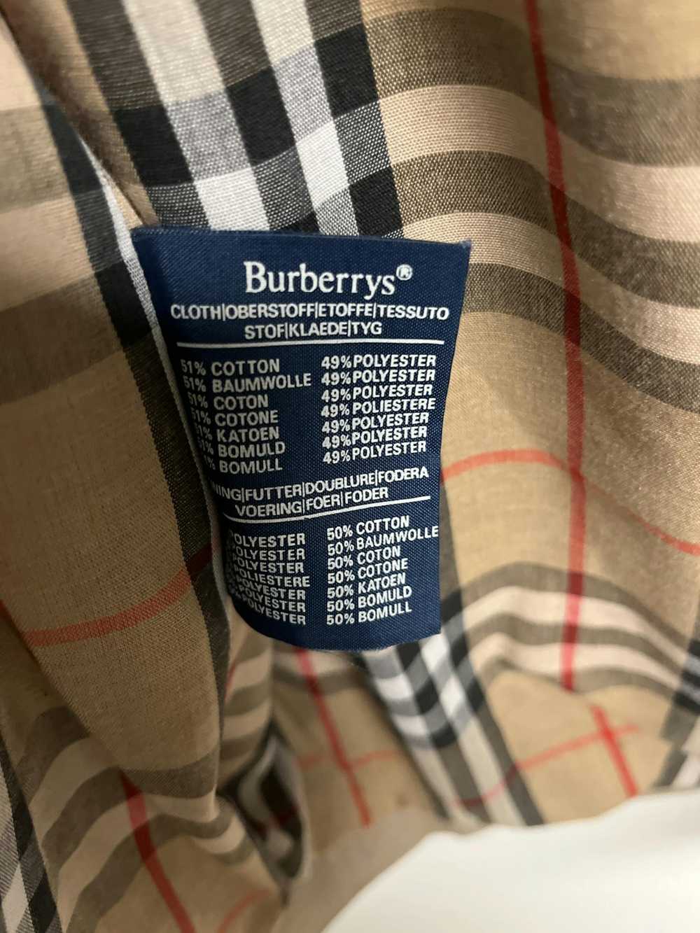 Burberry Vintage Burberry plaid zip up jacket - image 6