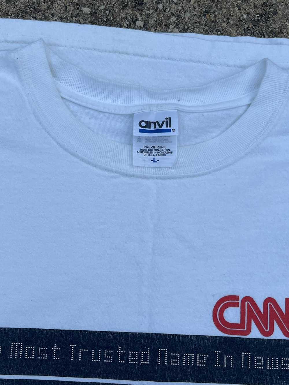 Anvil Vintage y2k CNN Atlanta T shirt Anvil Tag S… - image 3