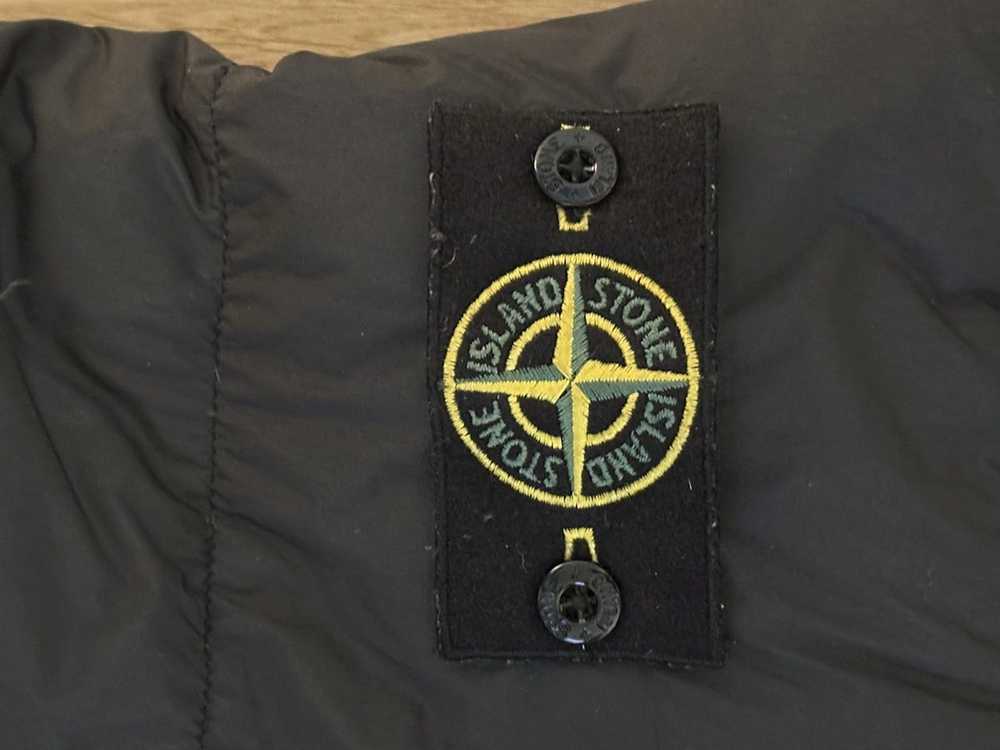 Stone Island Black Crinkle Reps NY Down Jacket - image 3