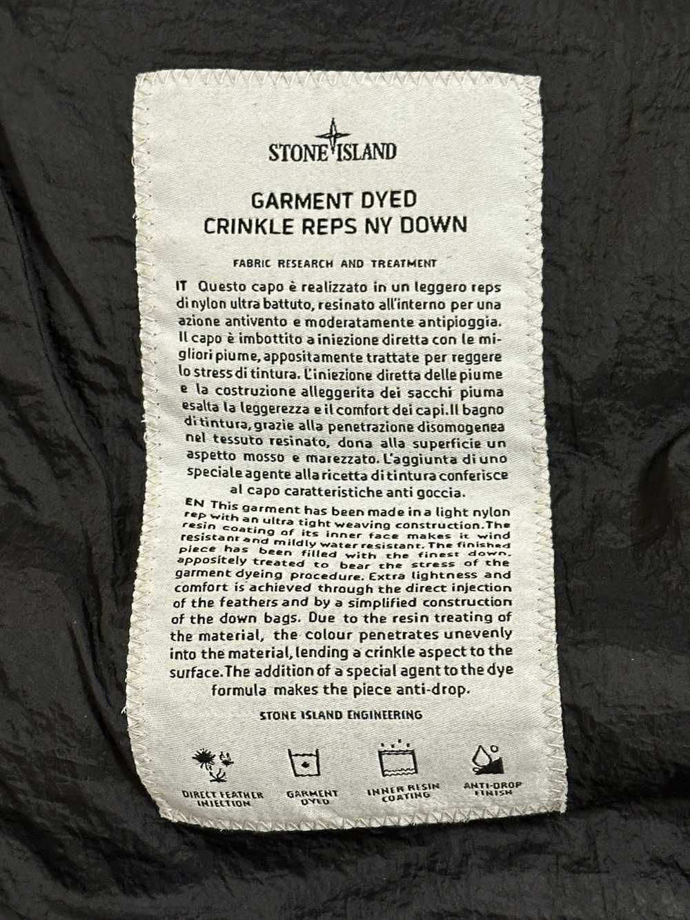 Stone Island Black Crinkle Reps NY Down Jacket - image 7