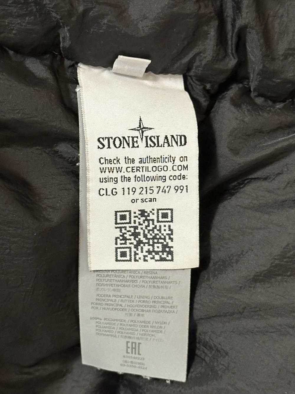 Stone Island Black Crinkle Reps NY Down Jacket - image 8