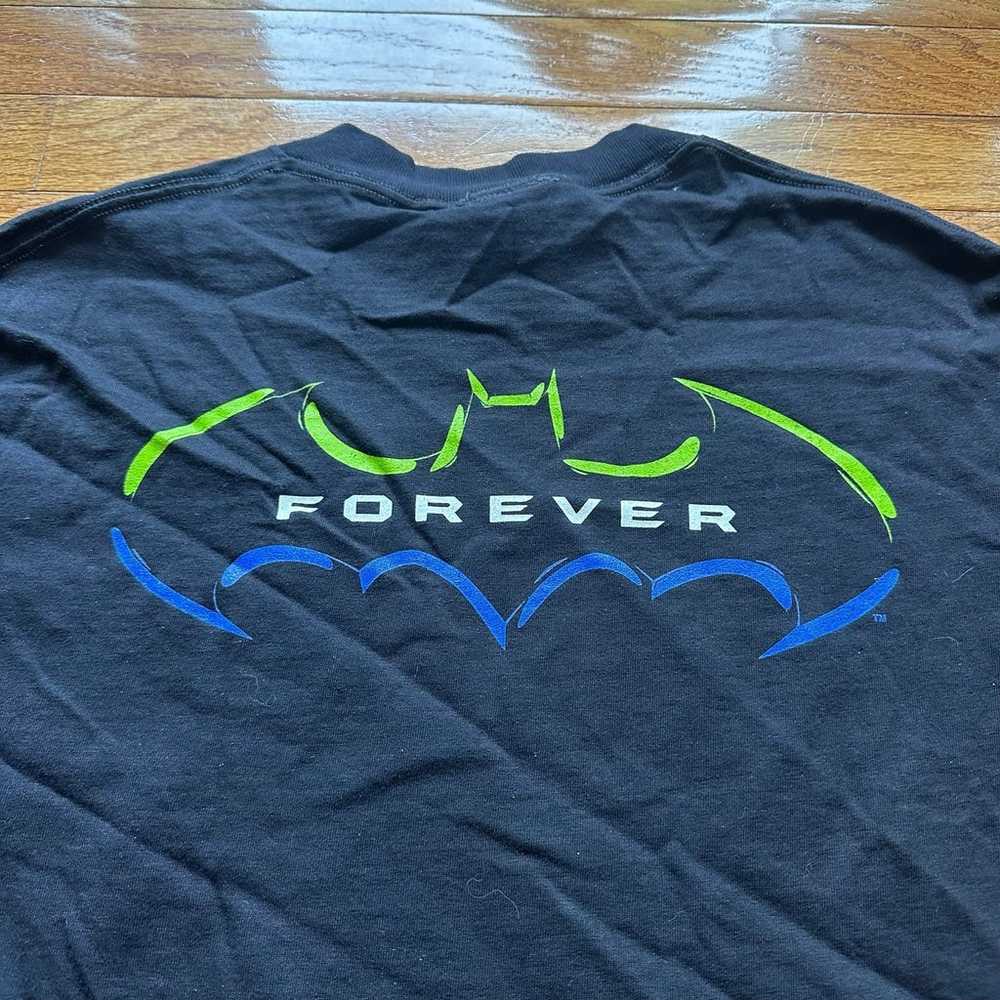 VTG 90s Single Stitch Batman Forever Movie Promo … - image 2