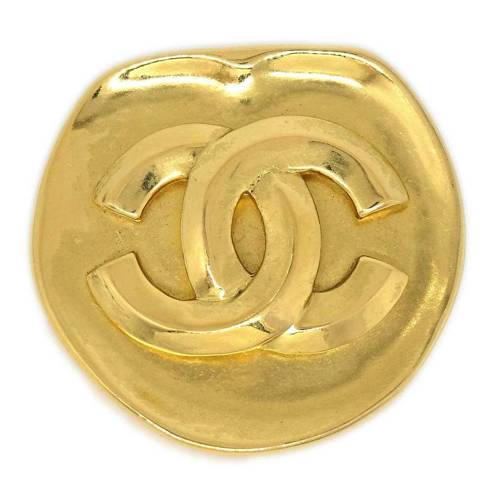 Chanel CHANEL 1996 Brooch Pin Gold 13247 - image 1