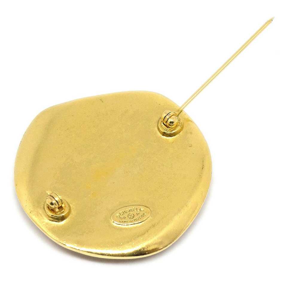 Chanel CHANEL 1996 Brooch Pin Gold 13247 - image 3