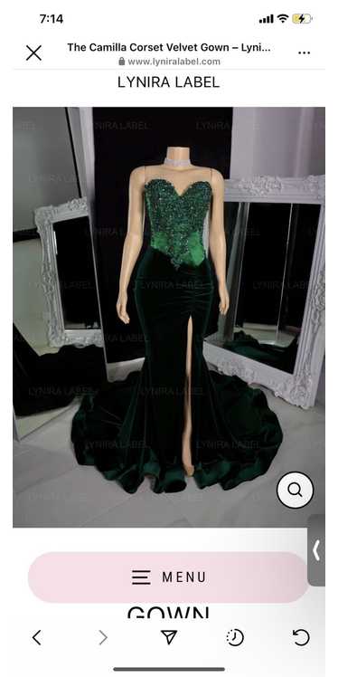 Other Camilla Corset Velvet Gown