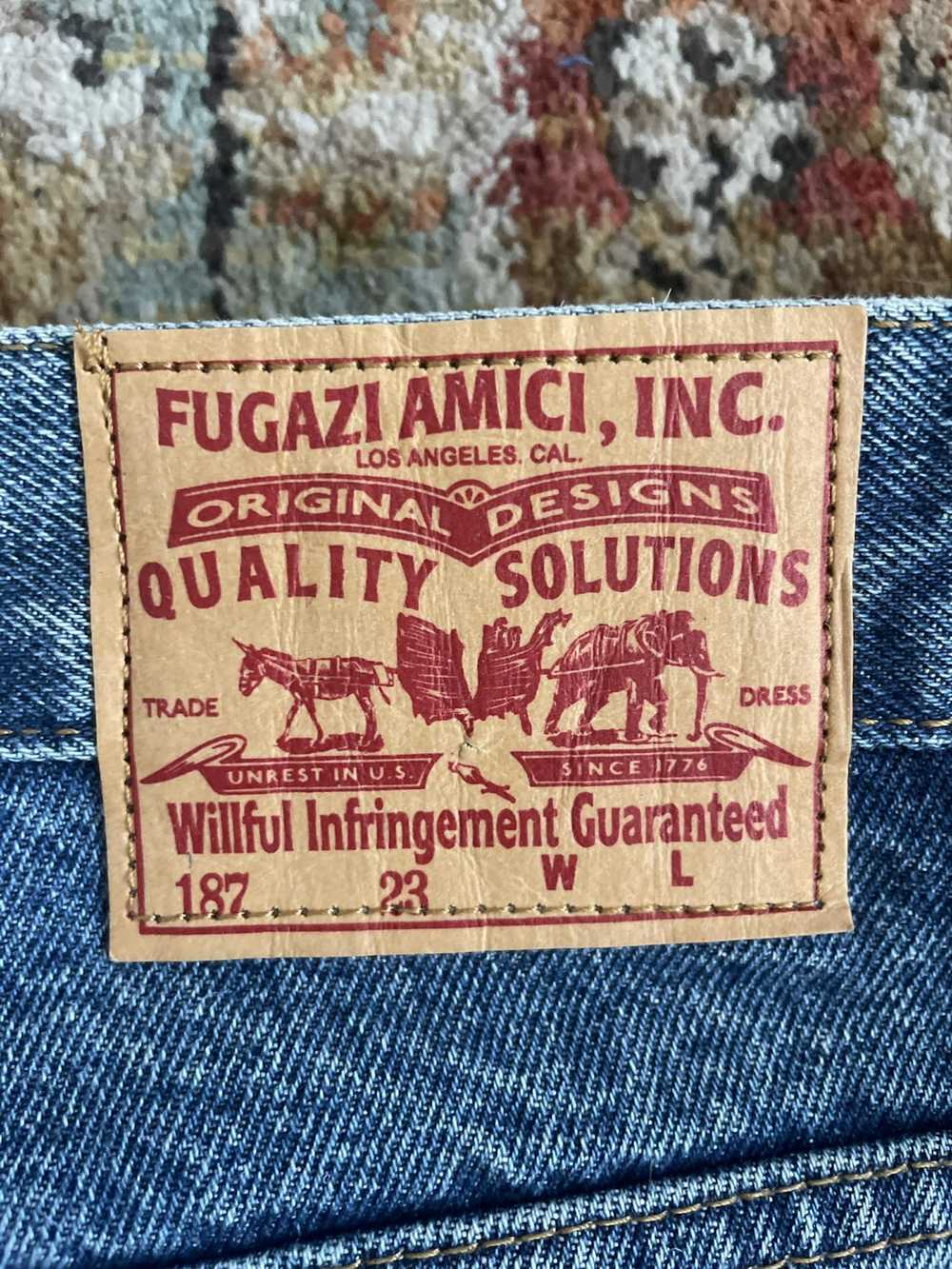 Fugazi Fugazi Chain Splatter Jeans - image 4