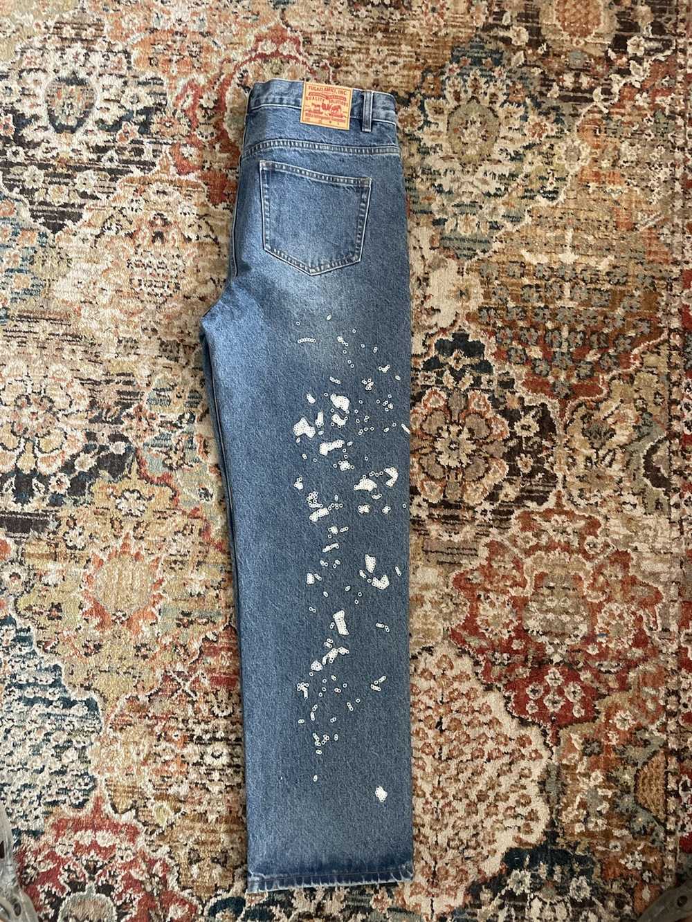 Fugazi Fugazi Chain Splatter Jeans - image 5
