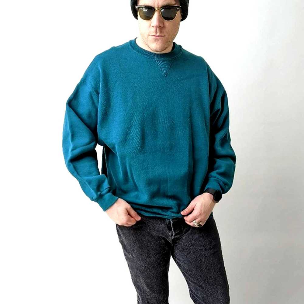 Hanes Vintage 90s Hanes HEAVYWEIGHT Sweatshirt │X… - image 2