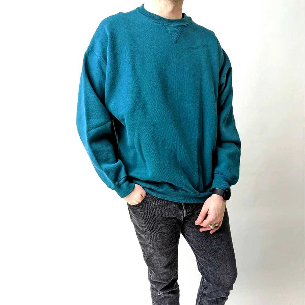 Hanes Vintage 90s Hanes HEAVYWEIGHT Sweatshirt │X… - image 3