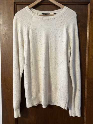 Vince Vince ivory sweater with black speckles