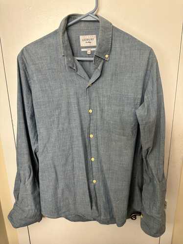 Ledbury Ledbury Chambray Slim Button Up Shirt