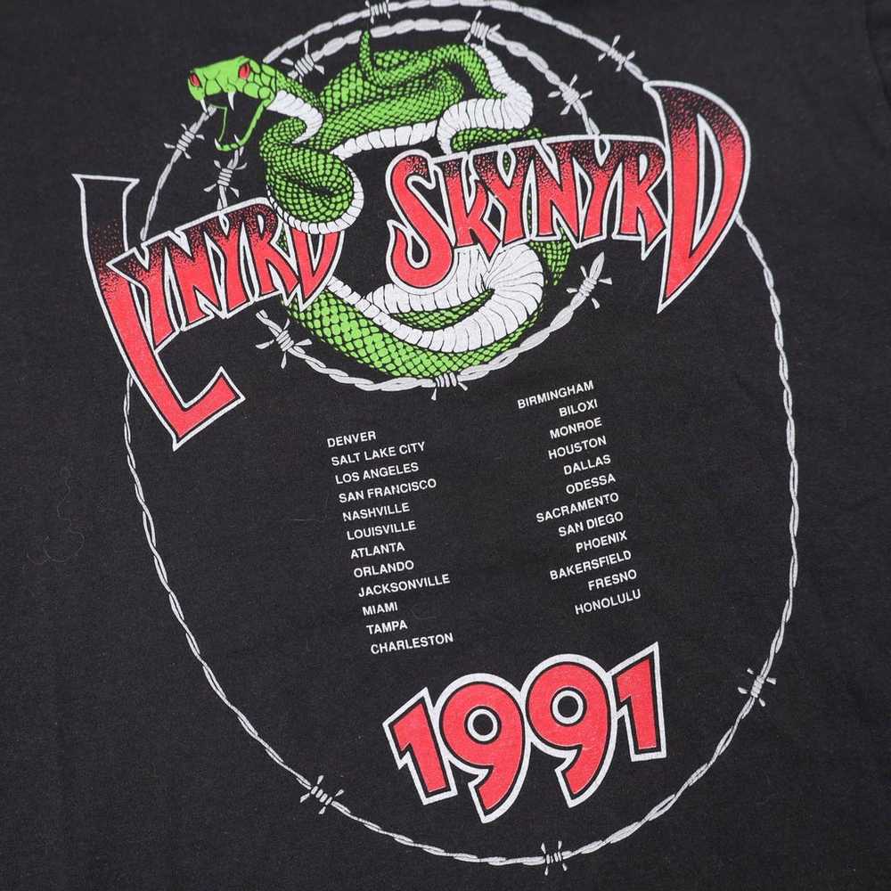 Vintage Authentic 1991 Lynyrd Skynyrd Tour Tee - image 11