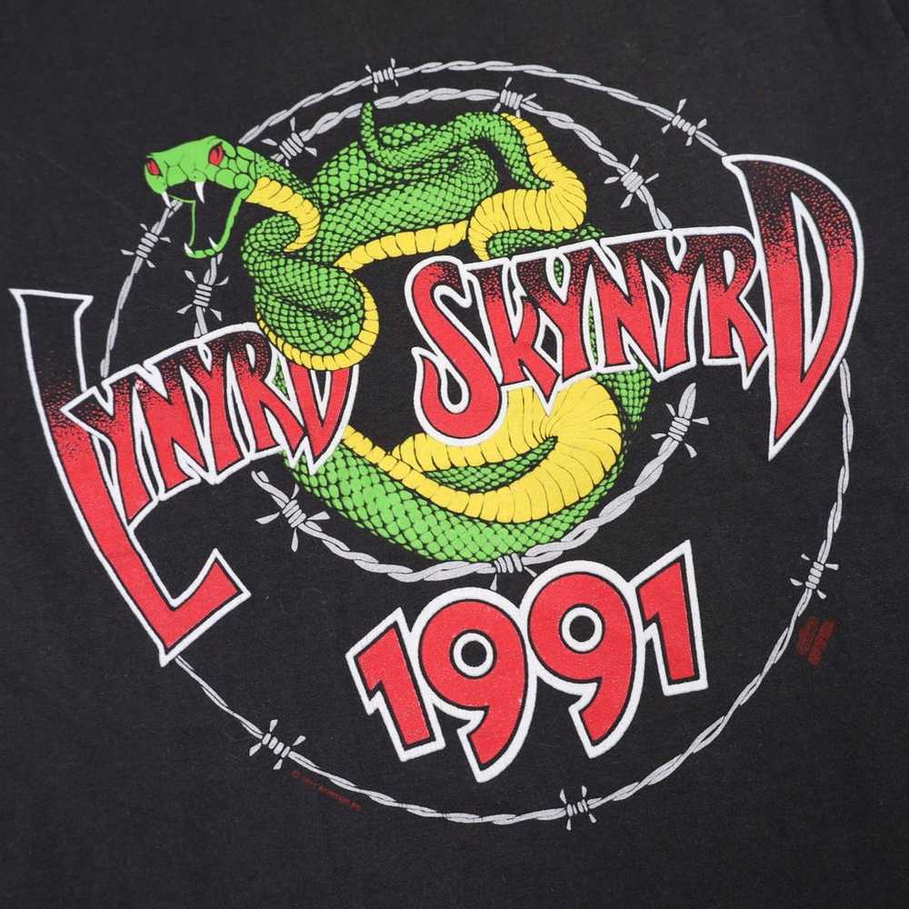 Vintage Authentic 1991 Lynyrd Skynyrd Tour Tee - image 3