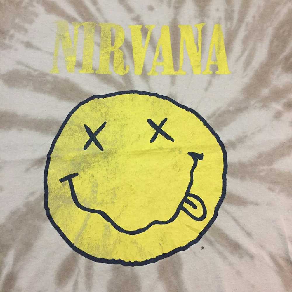 Band Tees × Nirvana × Streetwear Nirvana T shirt - image 2