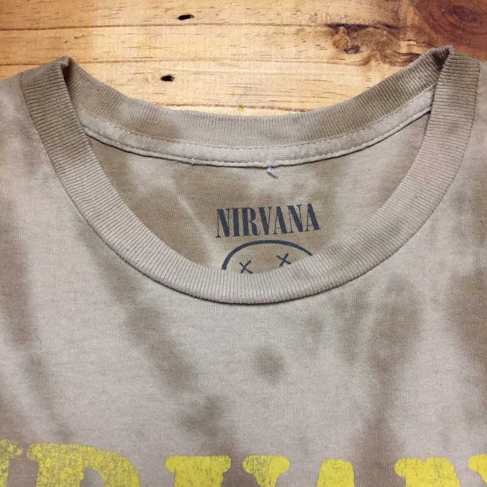 Band Tees × Nirvana × Streetwear Nirvana T shirt - image 3