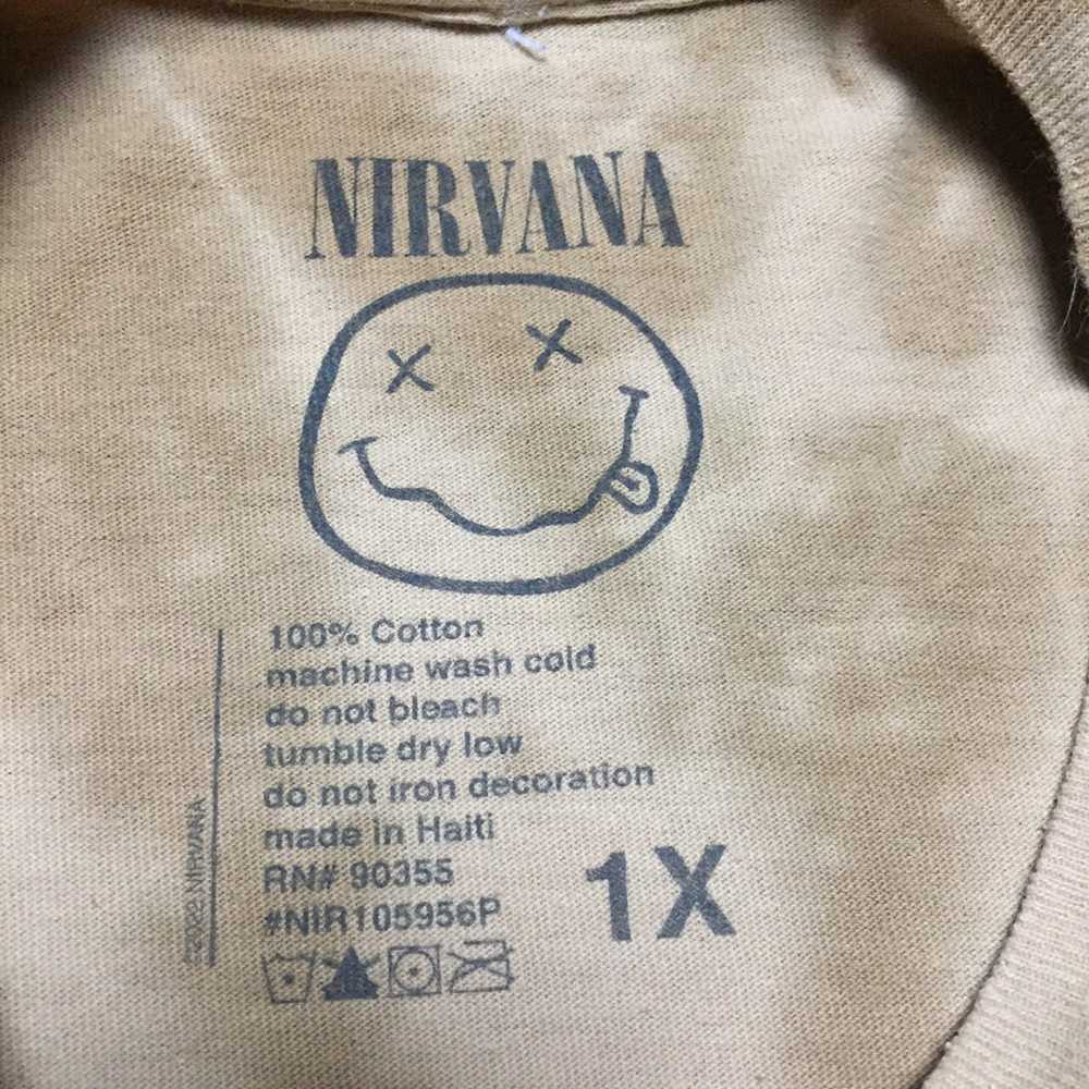 Band Tees × Nirvana × Streetwear Nirvana T shirt - image 4