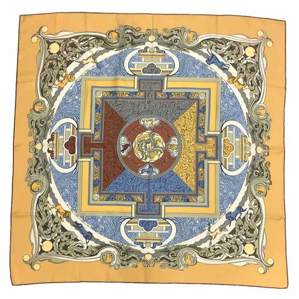 Hermes Hermes Scarf Muffler Kare90 ANIMAUX SOLAIR… - image 1