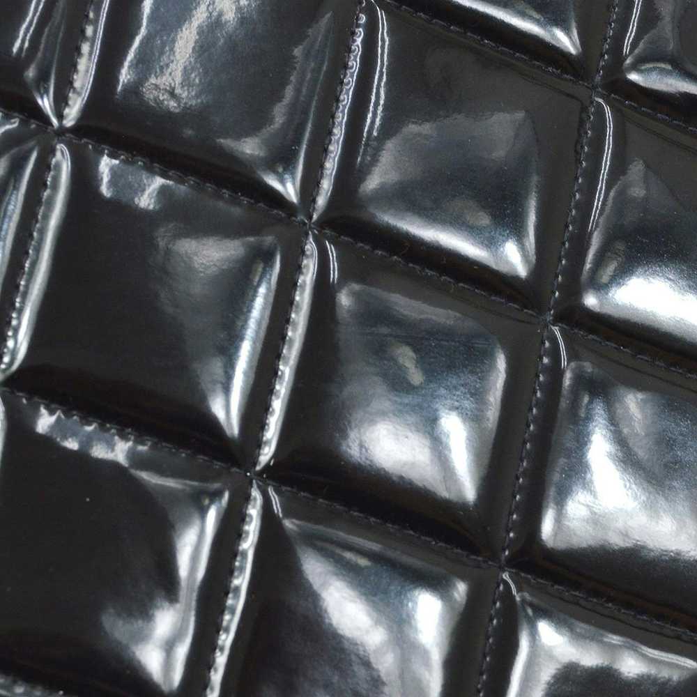 Chanel CHANEL * 1995 Black Patent Leather Heart v… - image 6