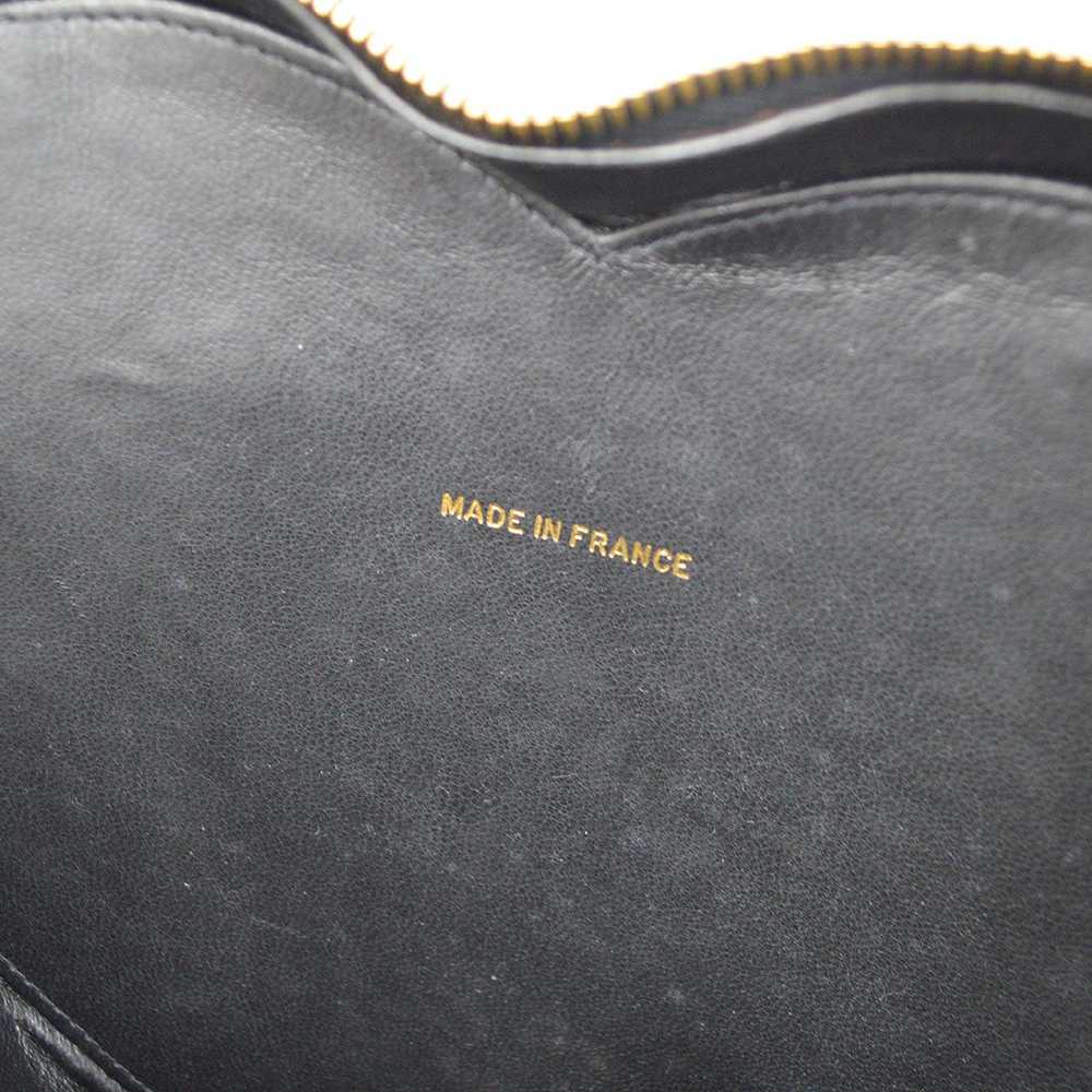 Chanel CHANEL * 1995 Black Patent Leather Heart v… - image 9