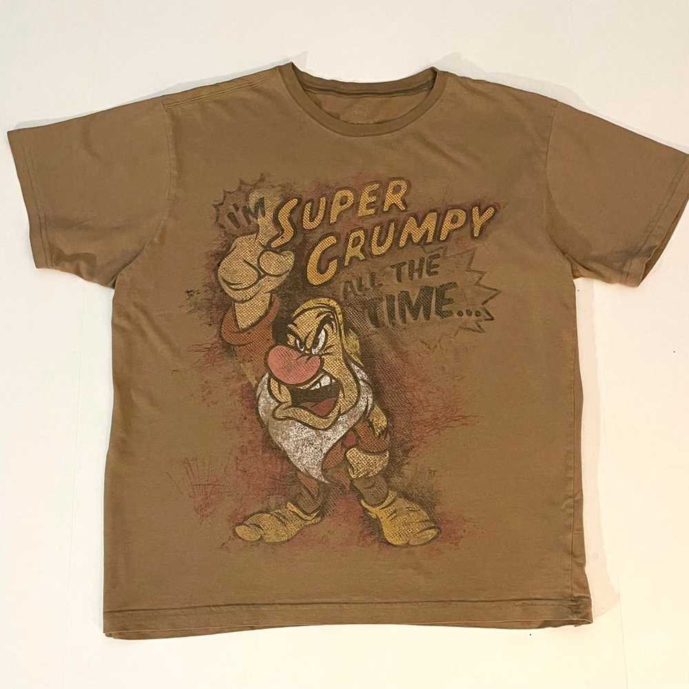 Grumpy All The Time 7 Dwarfs Vintage Mens T Shirt… - image 1