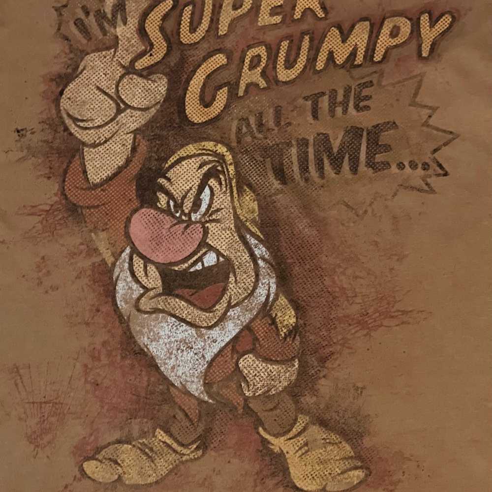 Grumpy All The Time 7 Dwarfs Vintage Mens T Shirt… - image 2