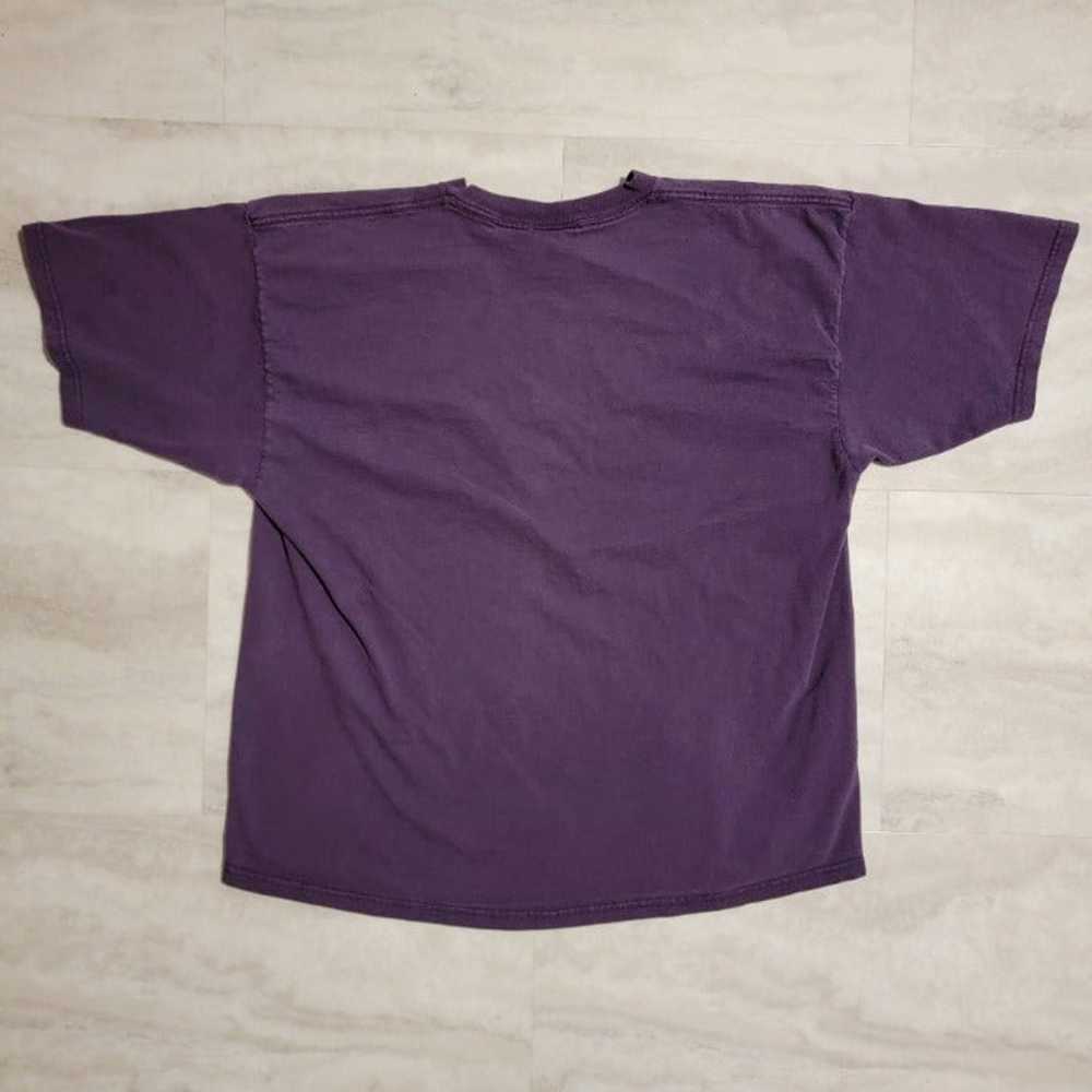 Vintage Heavyweight Purple Cotton T-Shirt by Ride… - image 2