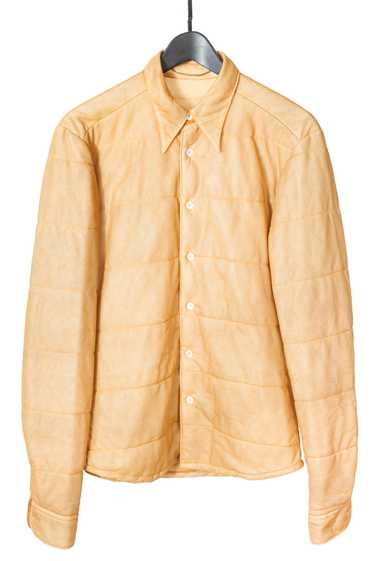 Carol Christian Poell Puffer Button Up Shirt - Tan