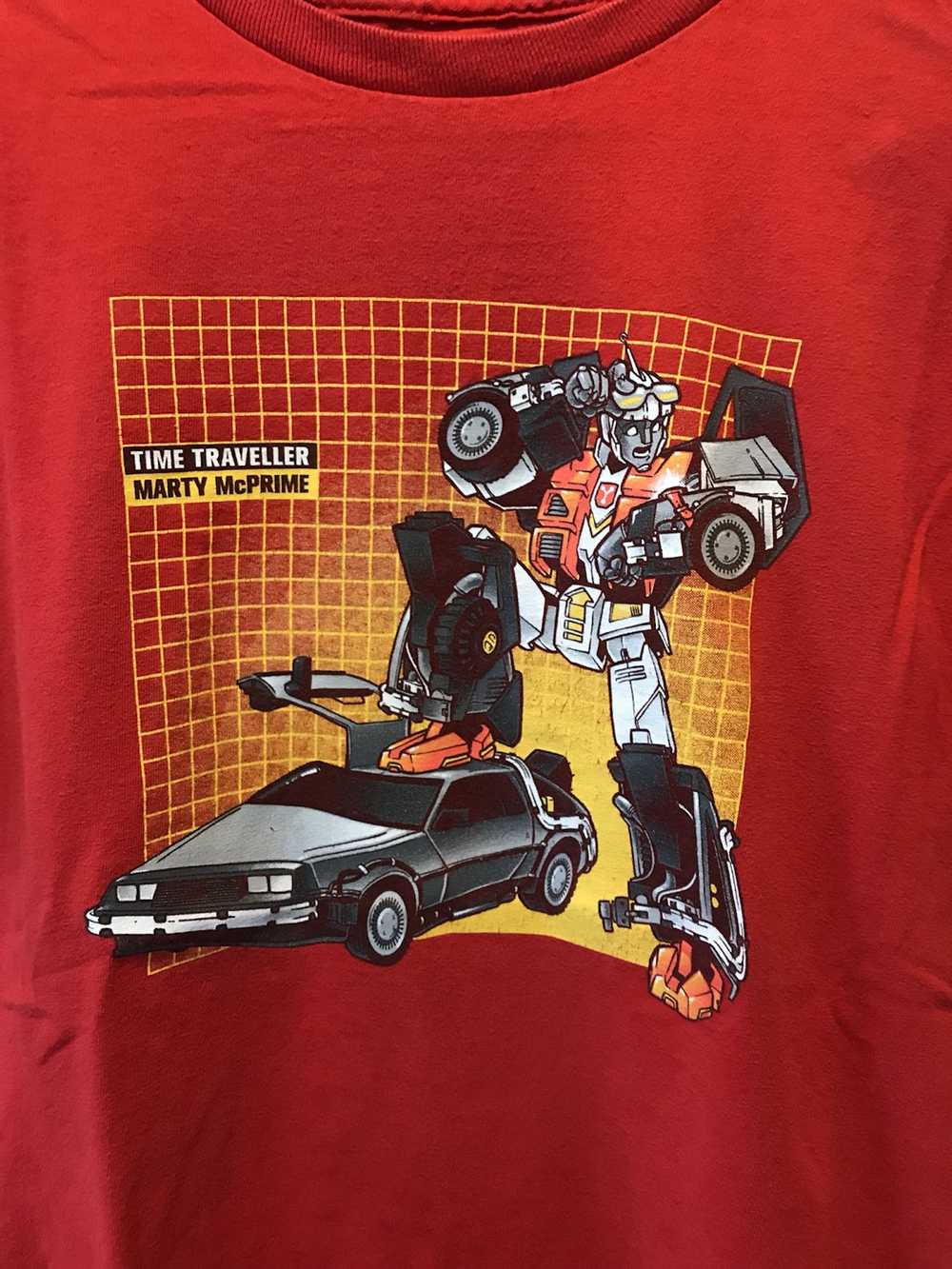 Vintage Back to the future/transformers tee - image 2