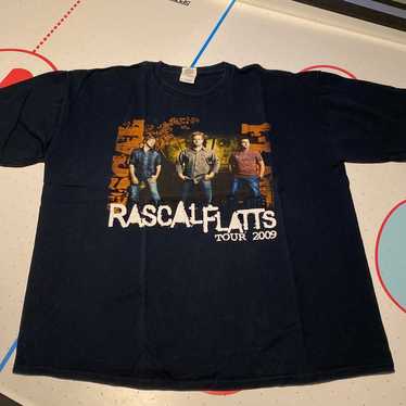 Vintage Rascal Flatts Tour 2009 Tshirt shirt XL - image 1