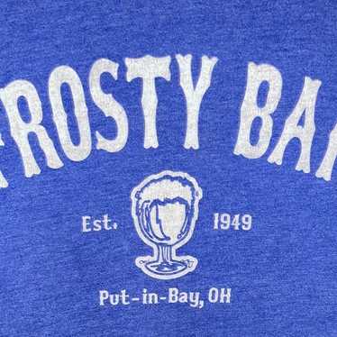 Vtg 80s Frosty Put-In-Bay Ohio Bar T  Shirt a siz… - image 1