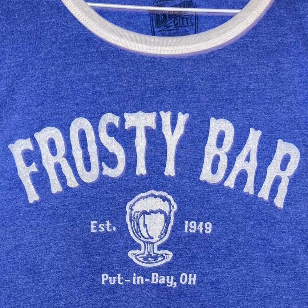 Vtg 80s Frosty Put-In-Bay Ohio Bar T  Shirt a siz… - image 2
