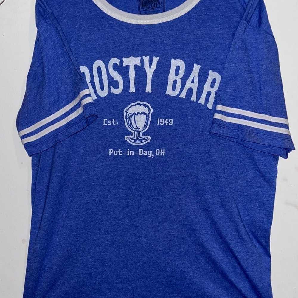 Vtg 80s Frosty Put-In-Bay Ohio Bar T  Shirt a siz… - image 4
