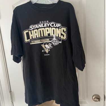 Vintage Pittsburgh Penguins Shirt 1991 Stanley Cup Champion Large Single Stitch | Color: Black | Size: L | Joewebster6's Closet