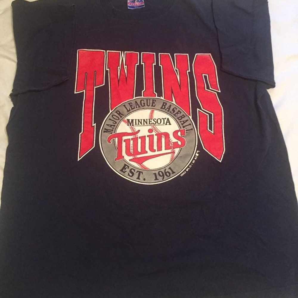 1991 Minnesota Twins Vintage Shirt - image 1