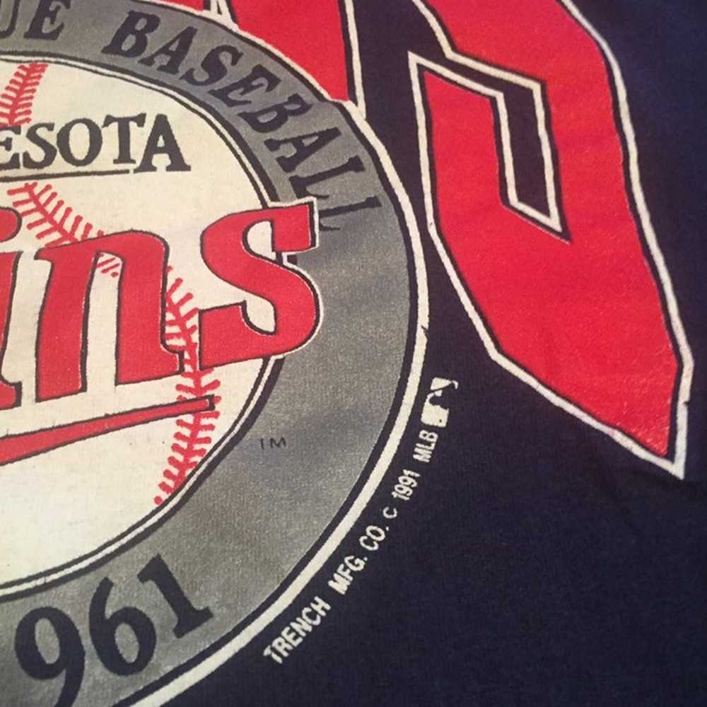 1991 Minnesota Twins Vintage Shirt - image 7