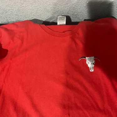 red cowboy vintage shirt - image 1