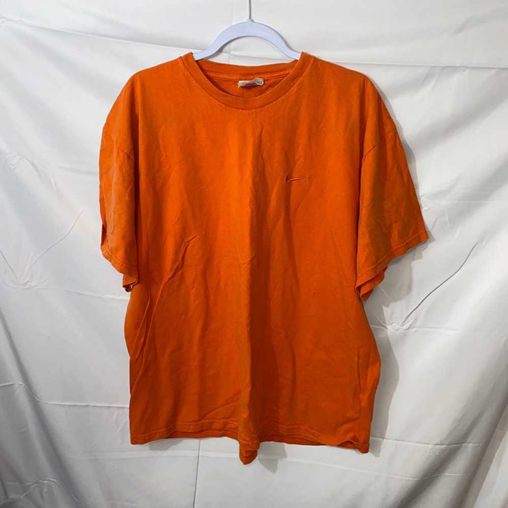 Vintage nike tshirt mens sizs XL orange - image 1