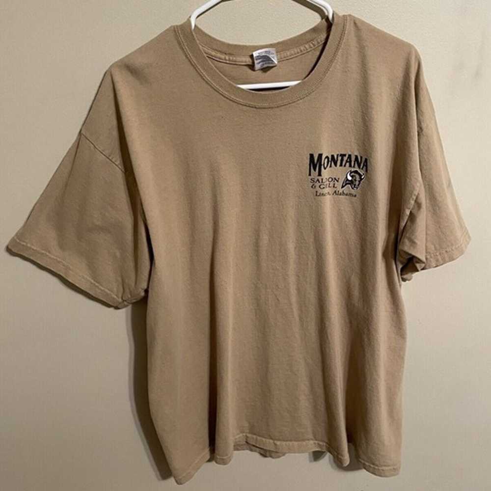 VINTAGE 1990's Montana Saloon and Grill T-Shirt (… - image 1