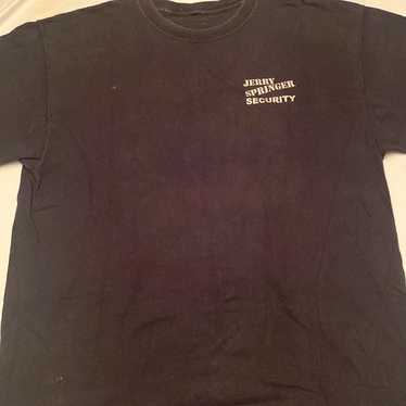 Vintage Jerry Springer Security tshirt