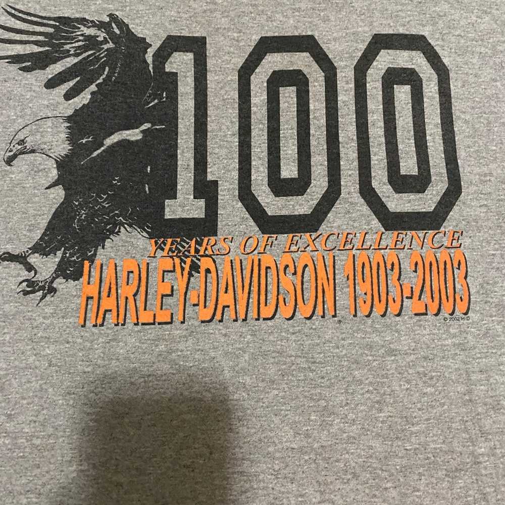 Harley Davidson 100 Years of Excellence T-Shirt, … - image 2