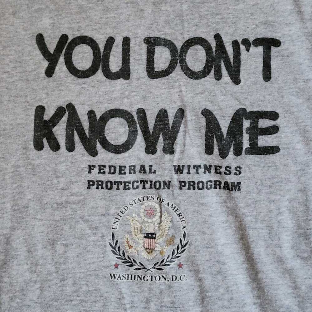 Vintage 90s “You Don’t Know Me” Federal Witness P… - image 2